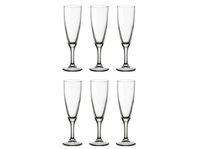 Bormioli Champagne Glasses / Flutes Prosecco 15 ml - Set of 6