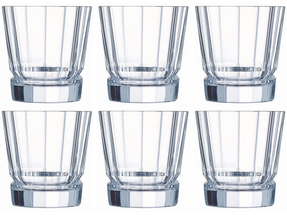 Cristal d'Arques Whiskey Glasses Macassar 320 ml - 6 Pieces