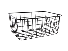 Storage Basket Black 24 x 18 cm