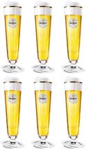 Warsteiner Beer Glasses on Foot 400 ml - 6 Pieces