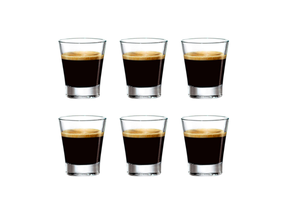 Bormioli Espresso Cups Caffeino 85 ml - Set of 6