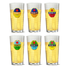 Vedett Beer Glasses Extra 330 ml - Set of 6