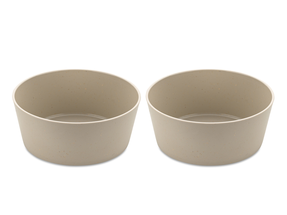 Koziol Small Bowl Connect Cream ø 12 cm / - 400 ml - Set of 2