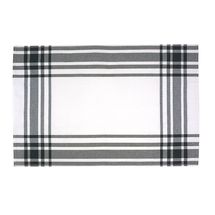 KOOK Tea towel Stripe Grey 60 x 60 cm