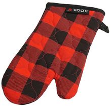 KOOK Oven Glove Double Face Red Black