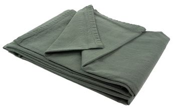 KOOK Tablecloth Washed Dark Grey - 140 x 230 cm