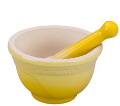 Le Creuset Pestle and Mortar Yellow ⌀ 12 cm
