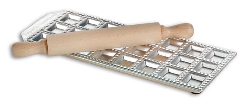 Imperia Ravioli Maker With Rolling Pin - 24 Sections