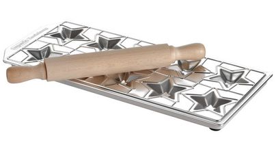 Imperia Ravioli Maker / Ravioli Mould with Rolling Pin - 10 Sections