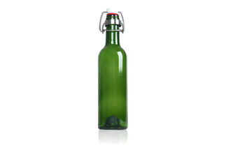 Rebottled Swing Top Bottle / Weck Jar Green 375 ml