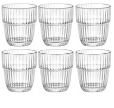 Bormioli Rocco Cocktail Glasses / Whiskey Glasses / Water Glasses Barshine - 305 ml - 6 Pieces