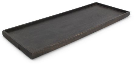 Salt &amp; Pepper Serving Board Rural Wood Black 40 x 15 cm