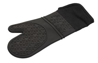 Jay Hill Oven Glove - Black - Silicone - 38 cm
