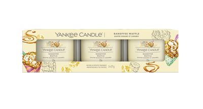 Yankee Candle Gift Set Banoffee Waffle - 3 Pieces