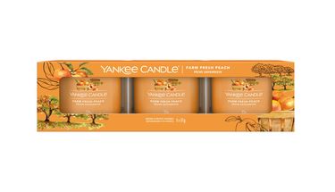 Yankee Candle Gift Set Farm Fresh Peach - 3 Pieces