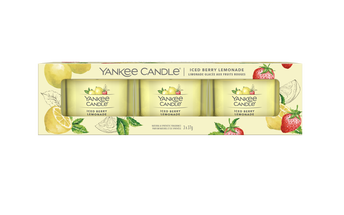 Yankee Candle Gift Set Iced Berry Lemonade - 3 Pieces