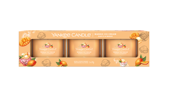 Yankee Candle Giftset Mango Ice Cream - Pack of 3