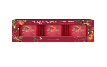 Yankee Candle Gift Set Red Apple Wreath - 3 Pieces