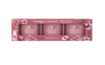 Yankee Candle Gift Set Sweet Plum Sake - 3 Pieces