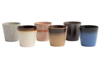 Studio Tavola Coffee Cups Earth 200 ml - 6 Pieces