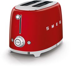 SMEG Toaster 2 slice - Red - TSF01RDEU