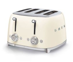 SMEG Toaster - 4 Slots - Cream - TSF03CREU