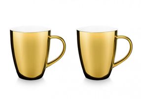 VT Wonen Mug Gold 400 ml - Set of 2