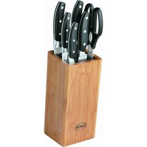 
Rosle Knife Block Cuisine - Bamboo - 7-Piece