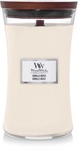 WoodWick Scented Candle Large Vanilla Musk - 18 cm / ø 10 cm