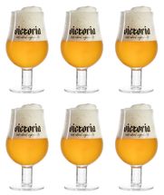 Victoria Beer Glass on foot 330 ml - Set of 6 