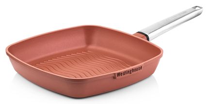 Westinghouse Griddle Pan Performance Rebel Red 28 x 28 cm - Standard Non-stick Coating