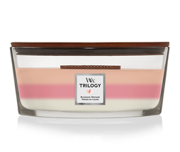 WoodWick Scented Candle Ellipse Trilogy Blooming Orchard - 9 cm / 19 cm