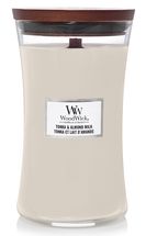 WoodWick Large Tonka & Almond Milk - 18 cm / ø 10 cm