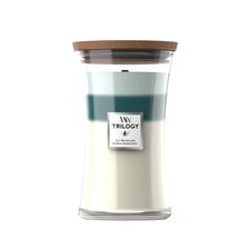 WoodWick Scented Candle Large Icy Woodland Trilogy - 18 cm / ø 10 cm