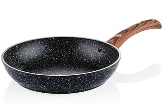 Westinghouse Frying Pan Marble - ø 26 cm Wood - standard non-stick coating