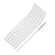 Westmark Straws Curved Glass - Set of 6