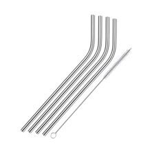 Westmark Bent Stainless Steel Straws - 4 pieces