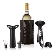 Vacu Vin Wine Set Original Plus Black - 6-Piece