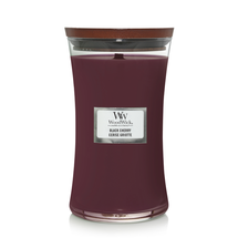 WoodWick Scented Candle Large Black Cherry - 18 cm / ø 10 cm