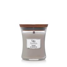 WoodWick Scented Candle Mini Fireside - 8 cm / ø 7 cm