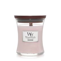 WoodWick Scented Candle Medium Rosewood - 11 cm / ø 10 cm