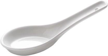 Maxwell &amp; Williams Amuse Spoon White Basics Round 13.5 x 5 cm