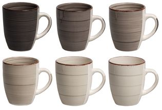 Studio Tavola Coffee Mugs Vintage Loft 340 ml - Set of 6
