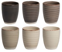 Studio Tavola Coffee Cups Vintage Loft 160 ml - 6 Pieces