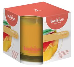 Bolsius Scented Candle True Scents Mango - 9.5 cm / ø 9.5 cm