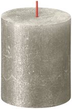 Bolsius Pillar Candle Shimmer Champagne - 8 cm / ø 7 cm