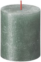 
Bolsius Pillar Candle Shimmer Oxid Blue - 8 cm / ø 7 cm