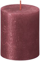 Bolsius Pillar Candle Shimmer Red - 8 cm / ø 7 cm