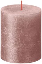 Bolsius Pillar Candle Shimmer Pink - 8 cm / ø 7 cm