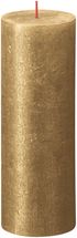 Bolsius Pillar Candle Shimmer Gold - 19 cm / ø 7 cm